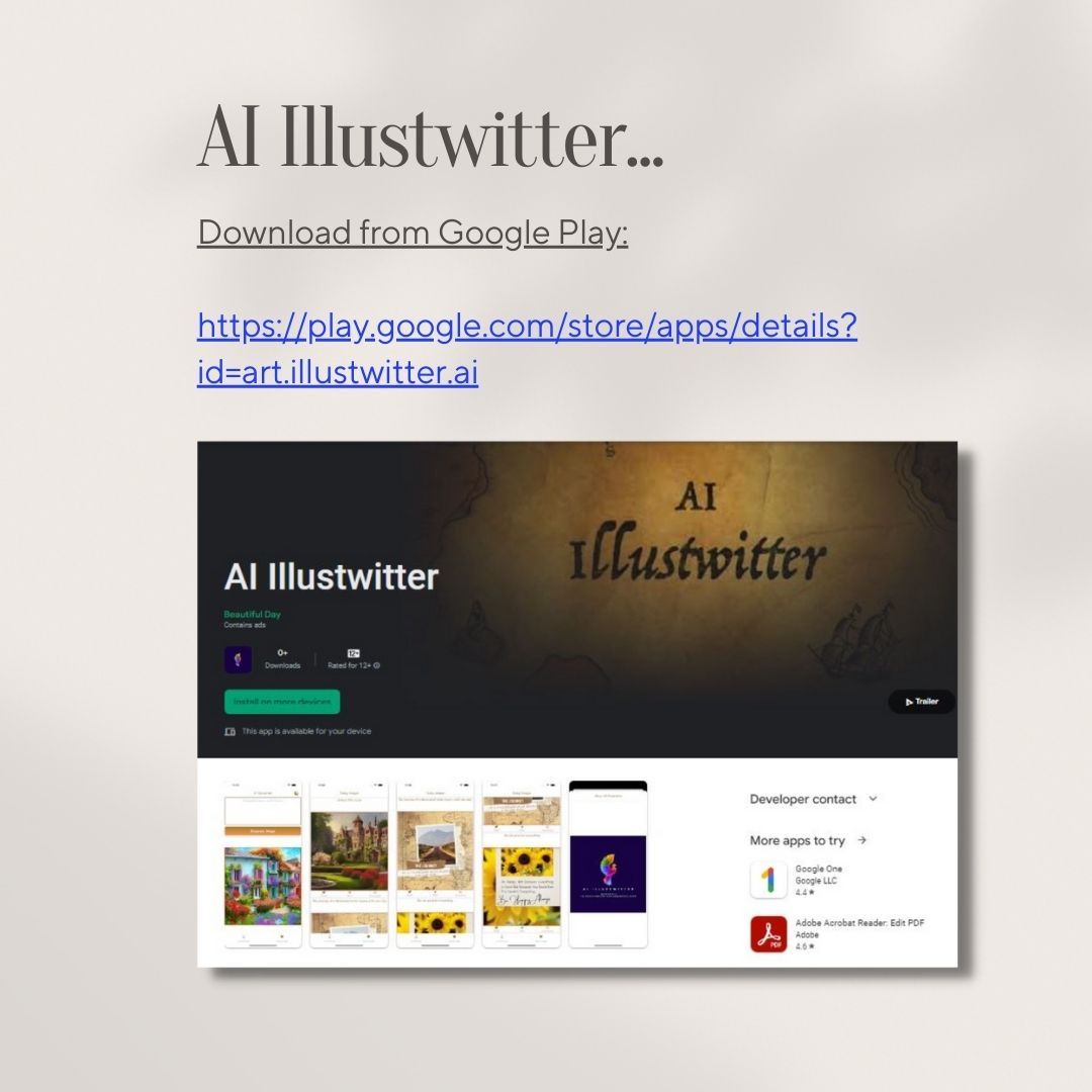 AI Illustwitter - AI Text To Image Tool Now Available on Google Play